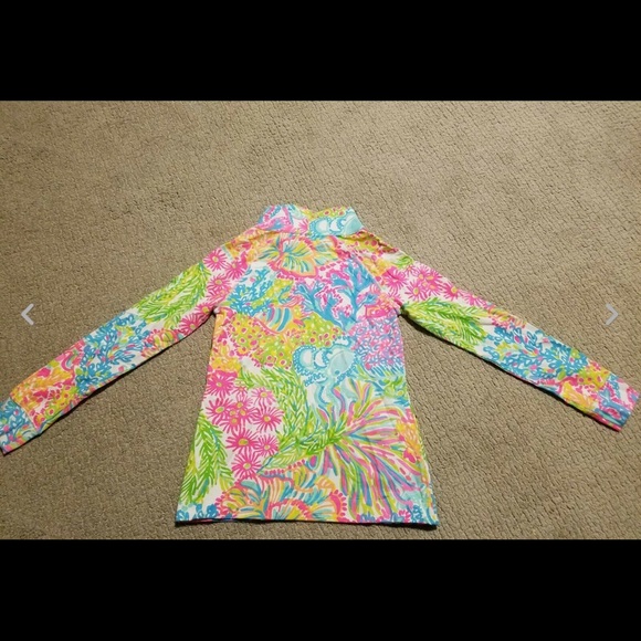 💥Lilly Pulitzer NEW LOVERS CORAL Skipper Popover - Picture 4 of 10